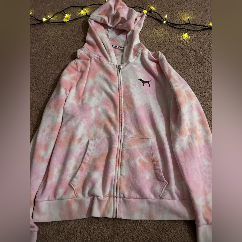 victoria's secret PINK tie dye jacket